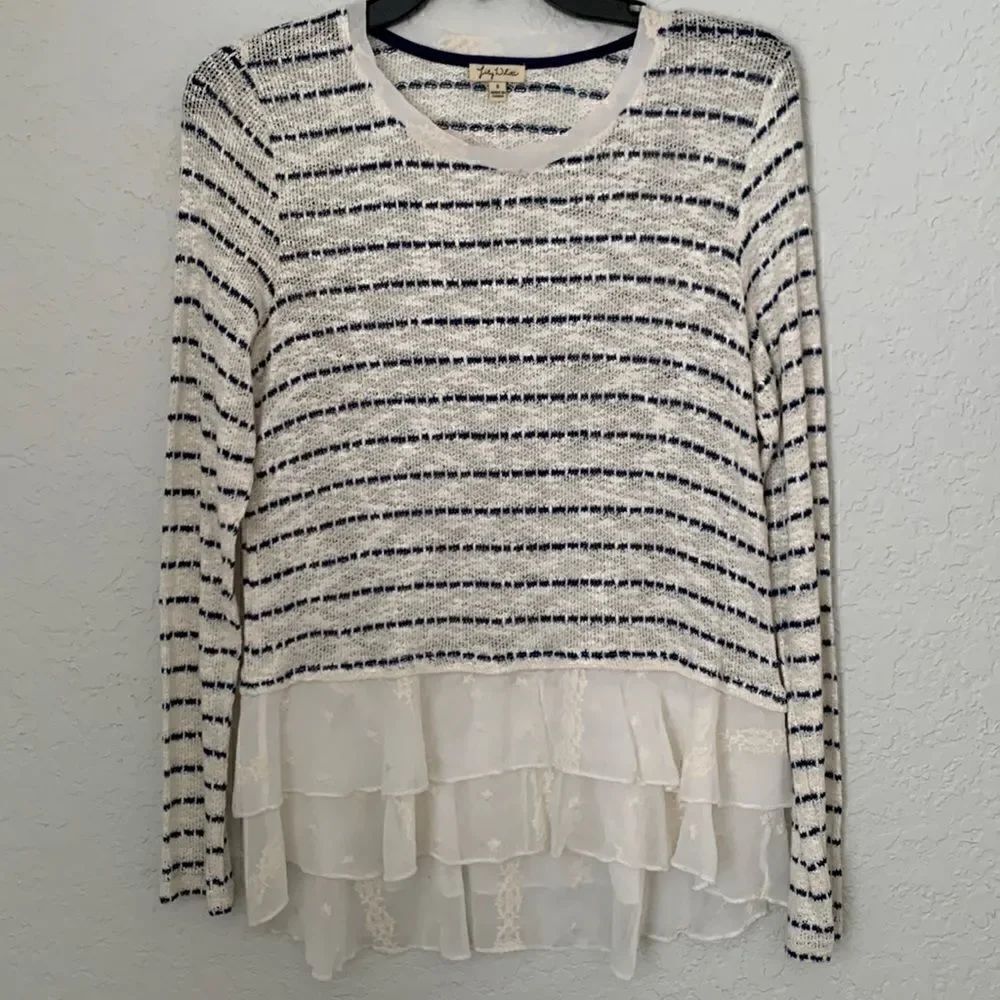 Jily White Lightweight Tunic Size S